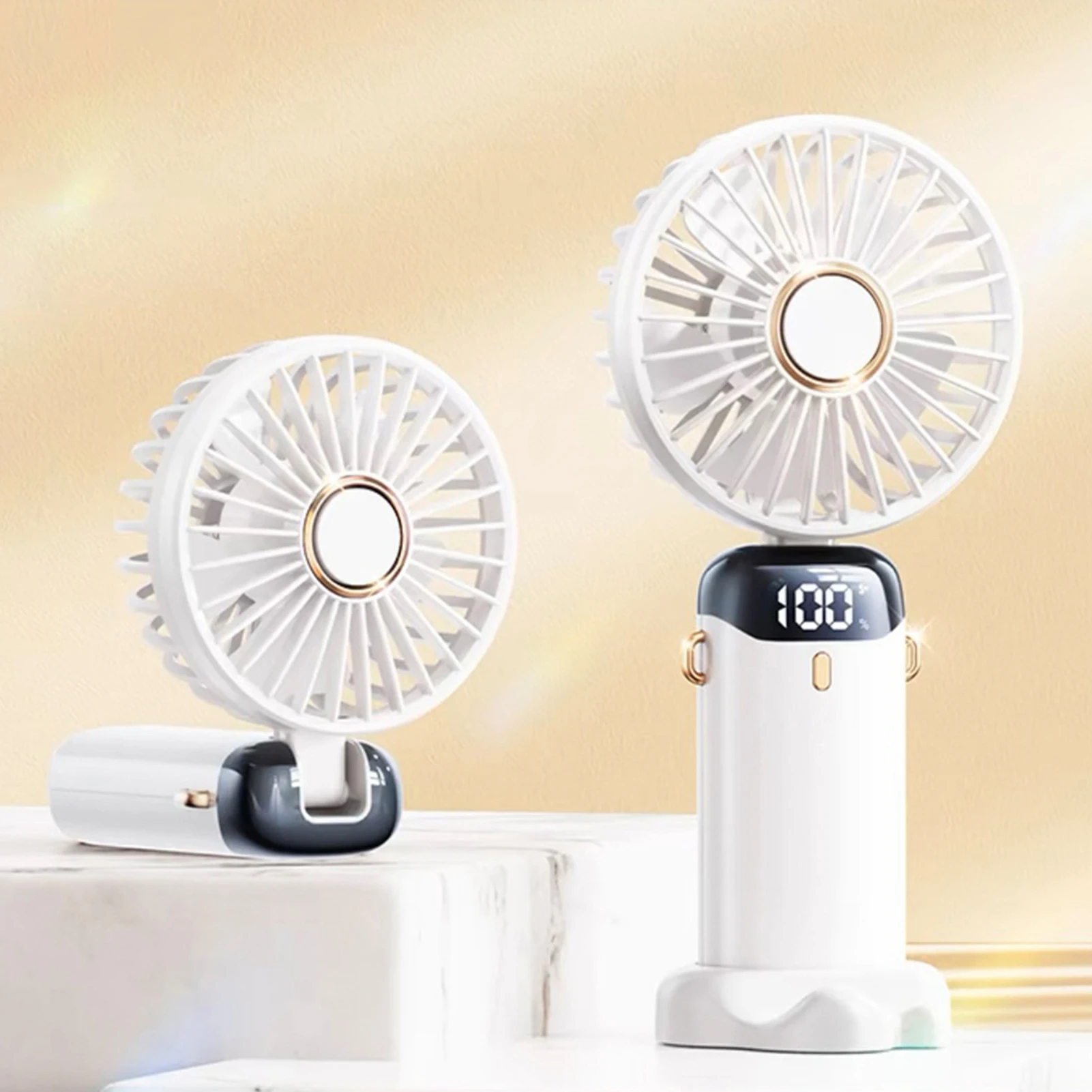 

Portable USB Charging Electric Fan Low Noise Handheld Portable Fan for Office School Class Meeting