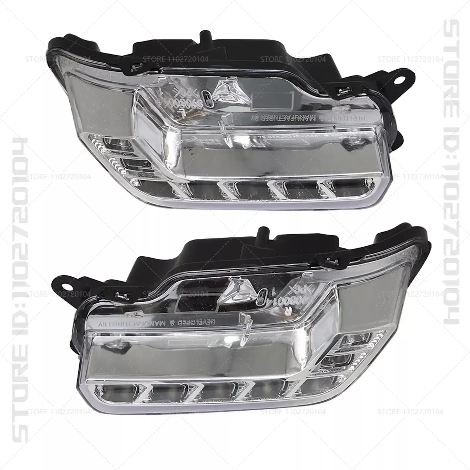 for 2010-2016 W212 C207 A207 Mercedes Benz E350 E550 E63 AMG LED Daytime Running Light Fog Lamp 2128200756 2128200856