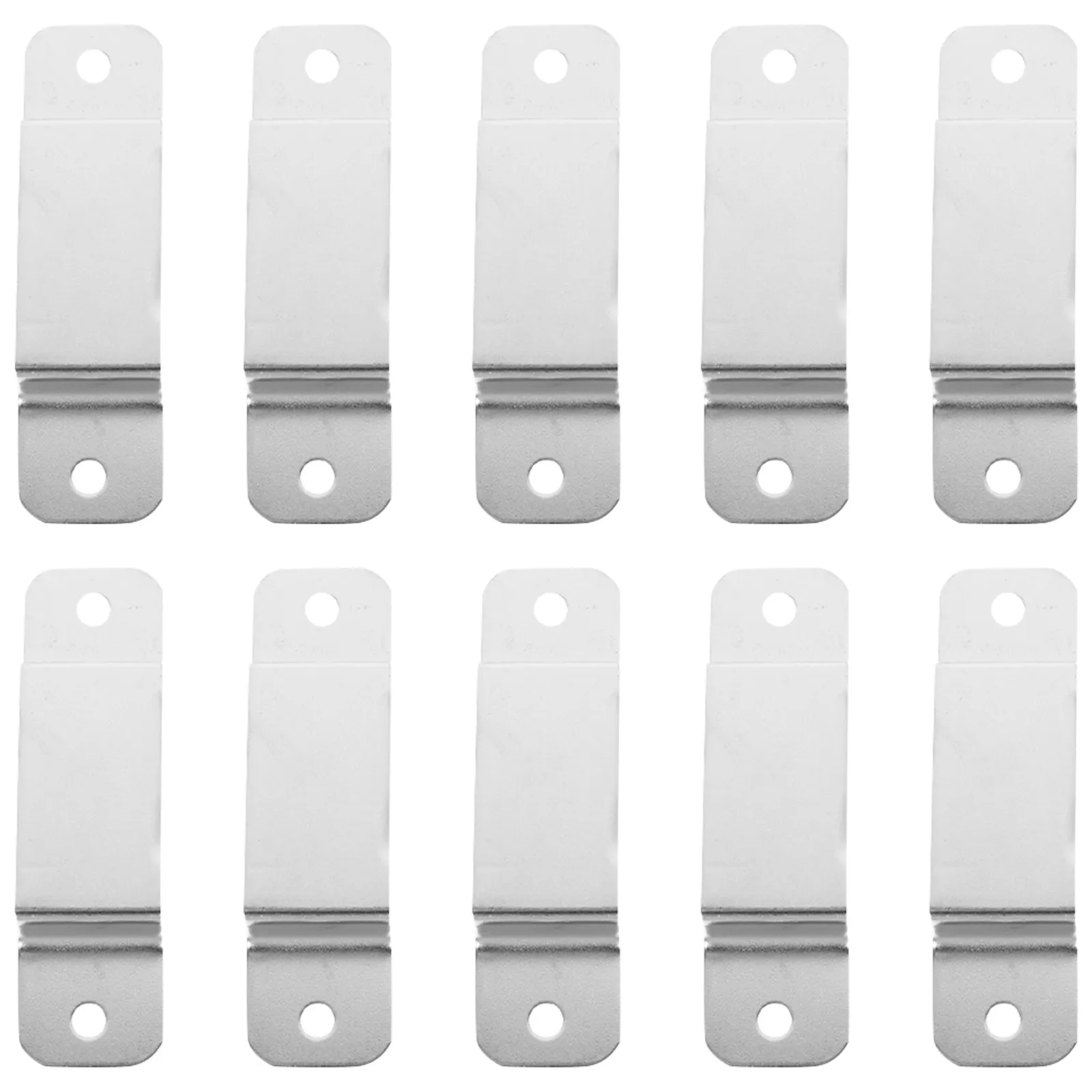 

10Pcs Compact Metal Tape Measure Holder Reusable Wearable Clip for Tool Belt Wall Mount Convex Style