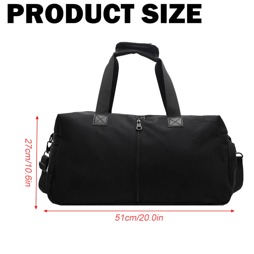 1PCS Compact Sports Gym Bag for Women and Man, Duffle Bag with Wet Pocket & Shoes Compartment, Personal Item Travel Workout Bag