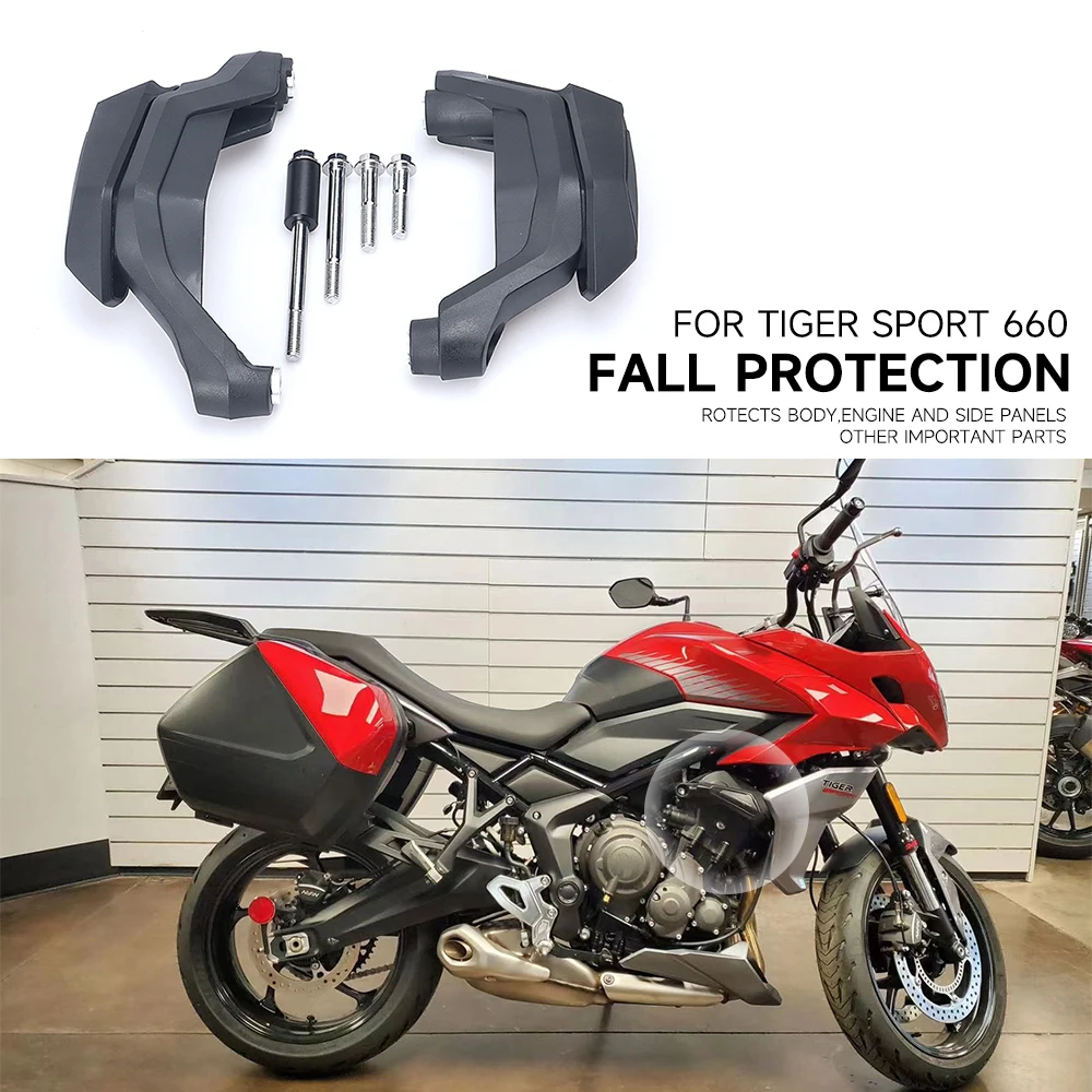 

Motorcycle Engine Guard Anti Crash Frame Slider Fall Protection Falling Crash Protector Cover For Tiger Sport 660 Sport660 2022