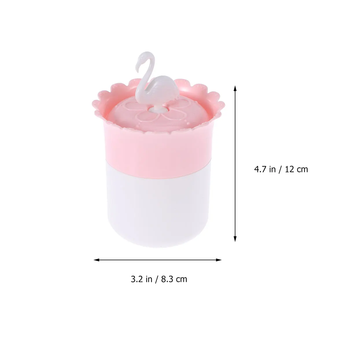 

Makeup Pads Container Cotton Swab Storage Box Organizer Organiser Toothpick Jar