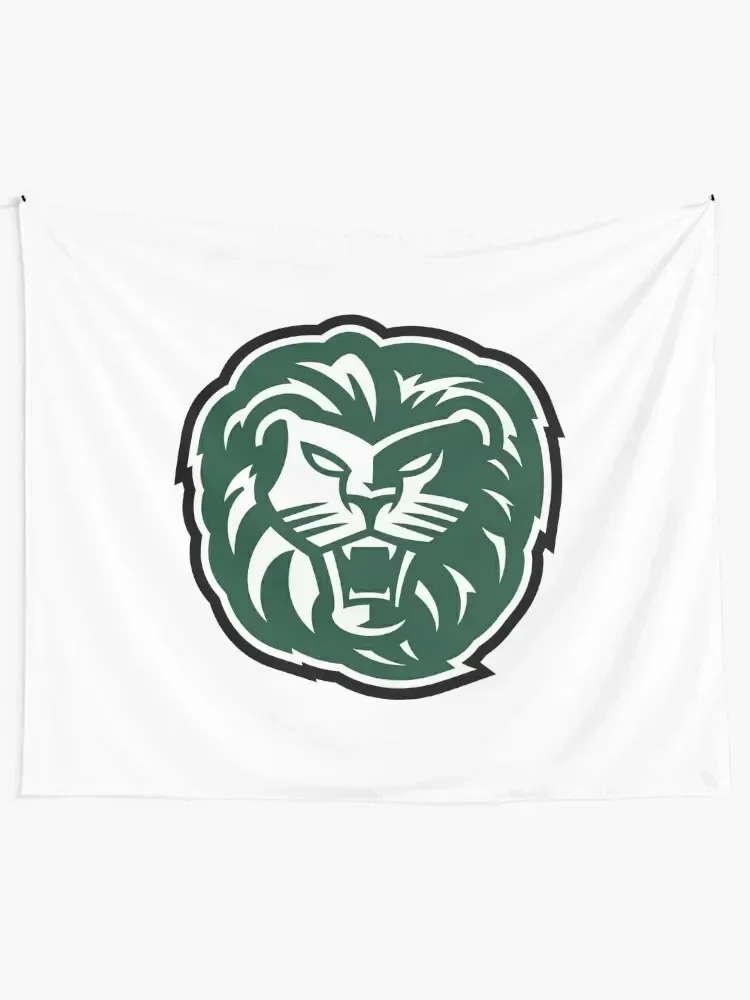 piedmont university athletics lions logo Tapestry Decor Home Home Decoration Custom Bathroom Decor Tapestry