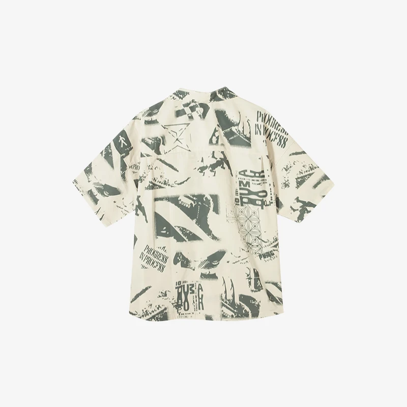 Puma genuine sports unisex summer collar skin friendly short sleeved shirt 627749-87
