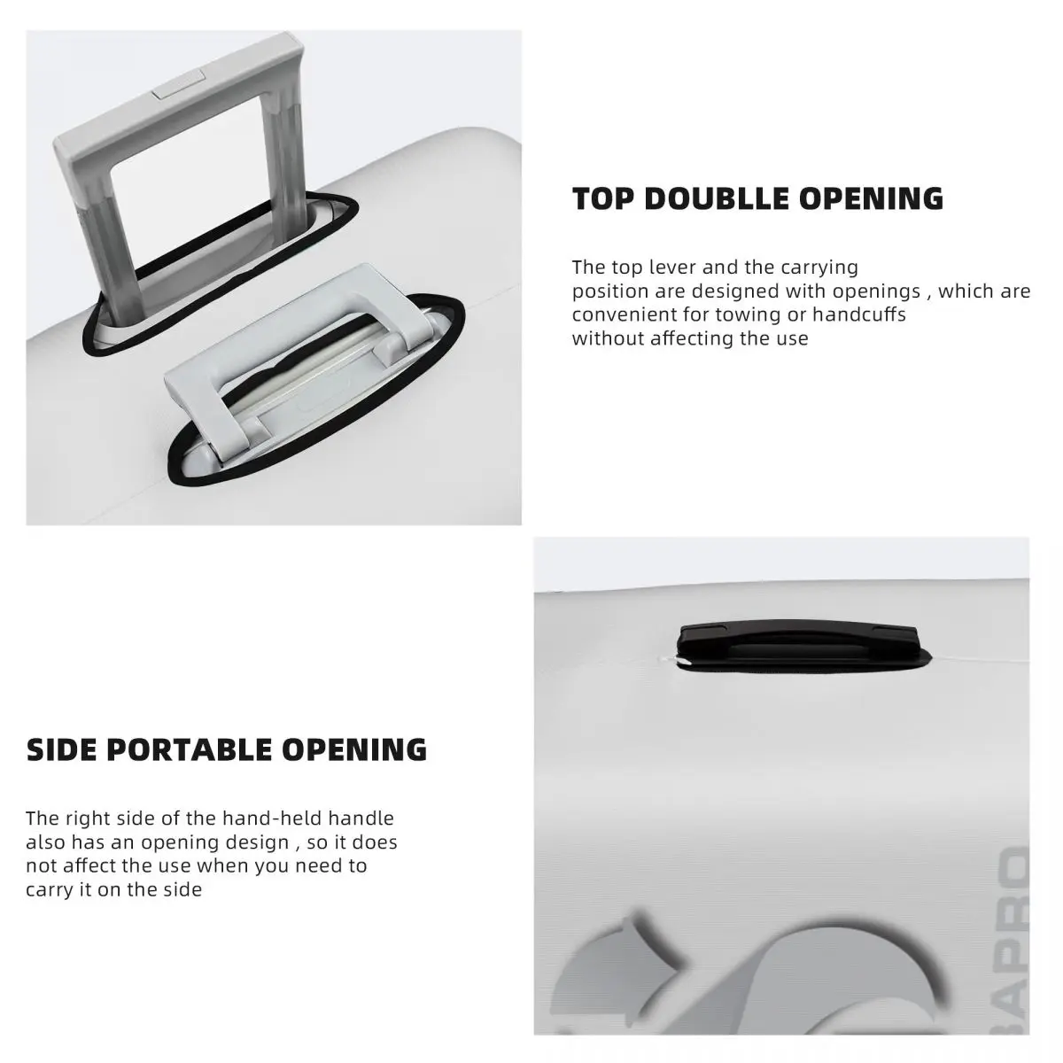 Scubapros Dive Diving (8) Funda protectora para maleta Fundas protectoras elásticas para equipaje de viaje para 18-32 pulgadas