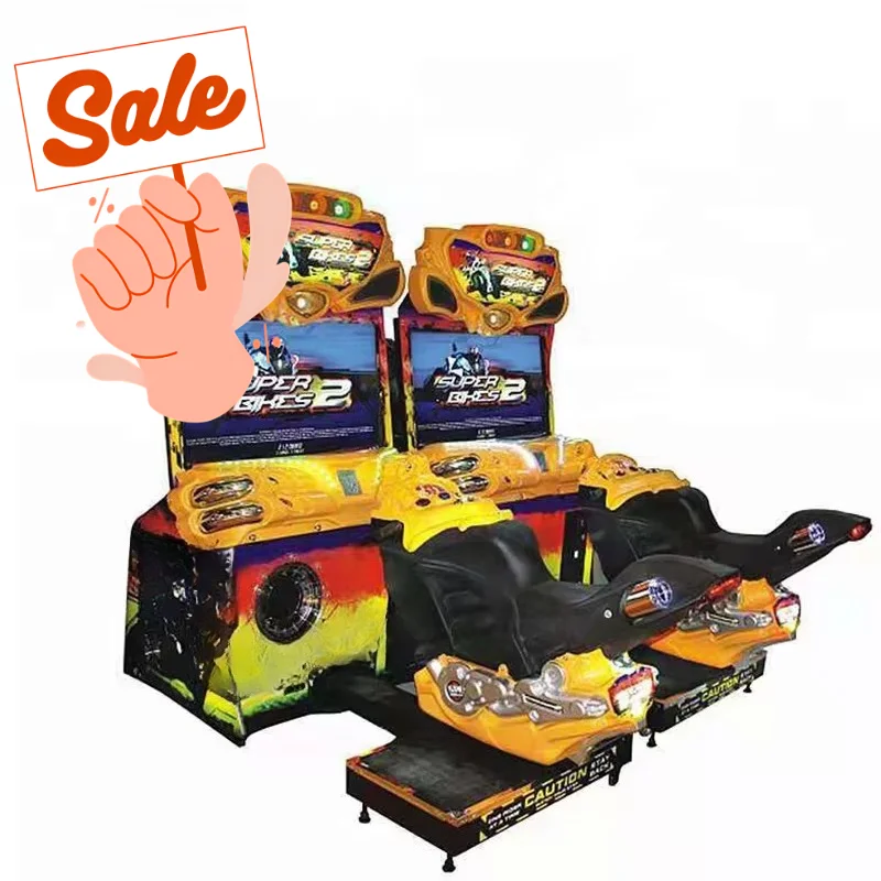 High Quality Moto Super Bike 2 Motor Race Arcade Game Machine Simulator Coin Operated Motorcycle Racing Game for Sale Custom