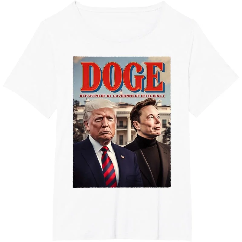 Camiseta DOGE Departamento de Eficiência Governo Engraçada Trump 2024