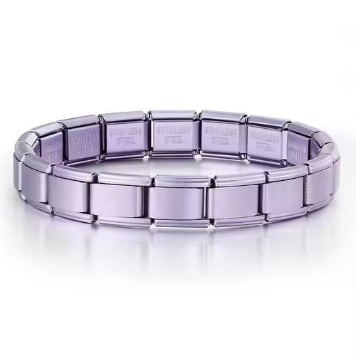 2025 New Men and Women Starry Colors 18 Pieces Italian Charm Fit 9mm Stainless Steel Modular Bracelet Wholesale Jewelry - Image 18