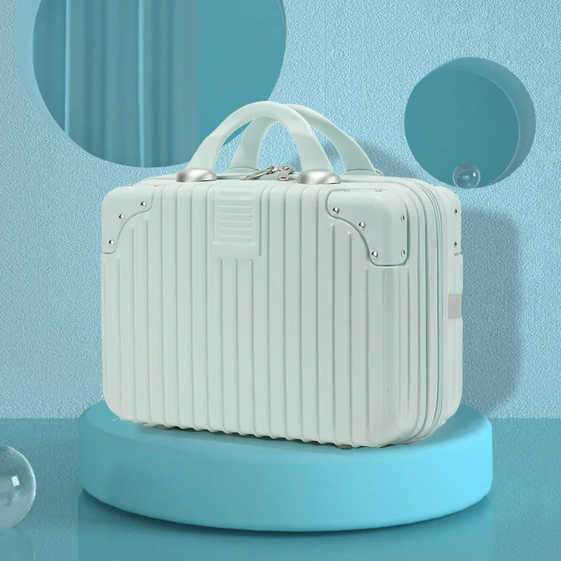 Luggage suitcase  inch cosmetic box souvenir small mini travel password box storage bagTrunks being luggage SUZAOZHE