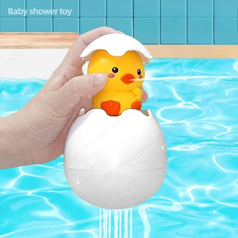 أطفال حمام لعب طفل لطيف بطة البطريق البيض رذاذ الماء الرش الحمام الرش اللعب الشاطئ دش السباحة طفل اللعب هدية