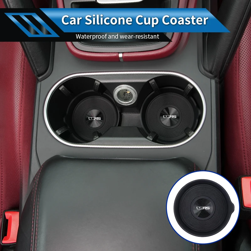 

Car silicone coasters - CD version For Skoda VRS Octavia Superb Rapid Kodiaq Karoq Fabia Kamiq Roomster Citigo Enyaq VisionS