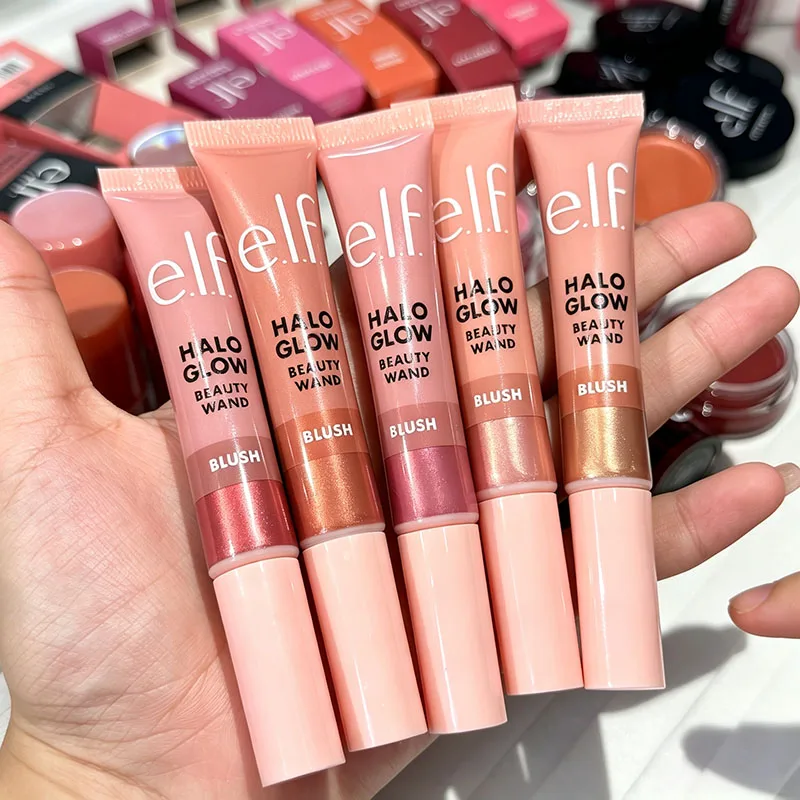 Elf Blusher Highlight Liquid Candlelit Lip Gloss Oil-control Loose Powder Long-lasting Delicate Powder Texture Makeup Cosmetics