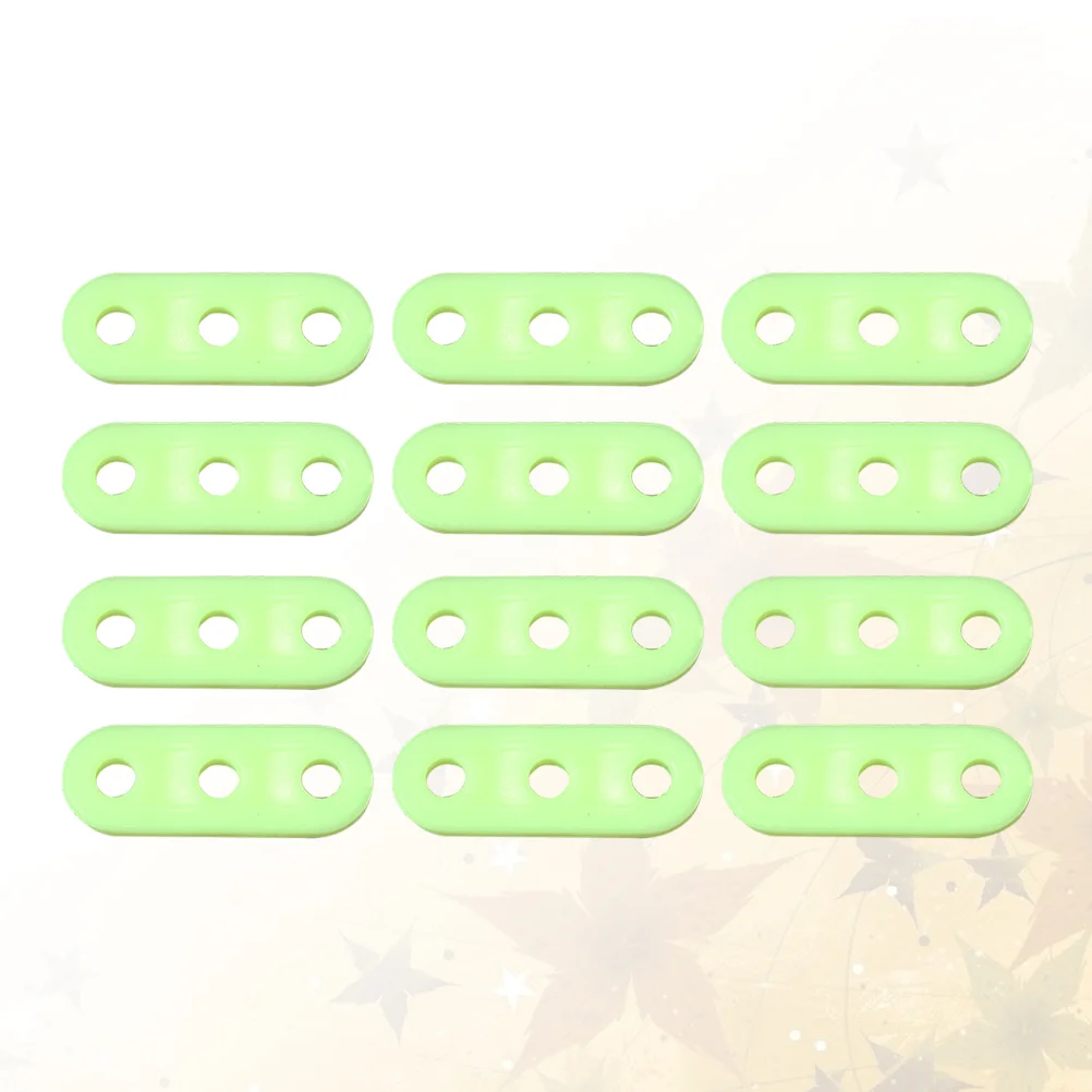 20 Stuks Lichtgevende 3-Holes Camping Tent Koord Touw Bevestiger Spanmachine Strakker Gebruikt Tent Smeedpak Wandelen