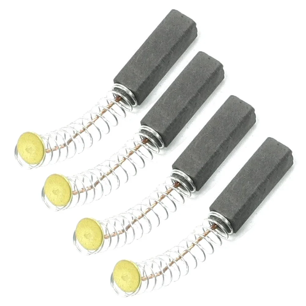 4 Uds cepillos de carbono cepillos de Motor de carbono para Motor eléctrico cepillos de carbono accesorios de herramientas eléctricas 6x6x20mm