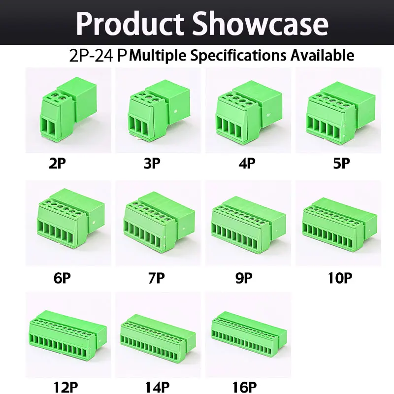 【Solderless Press-Fit】2.54mm Female Socket 2-24P|CE Certified PA66 |Aluminum-Plated Copper | Plug-in Terminal for Smart Home