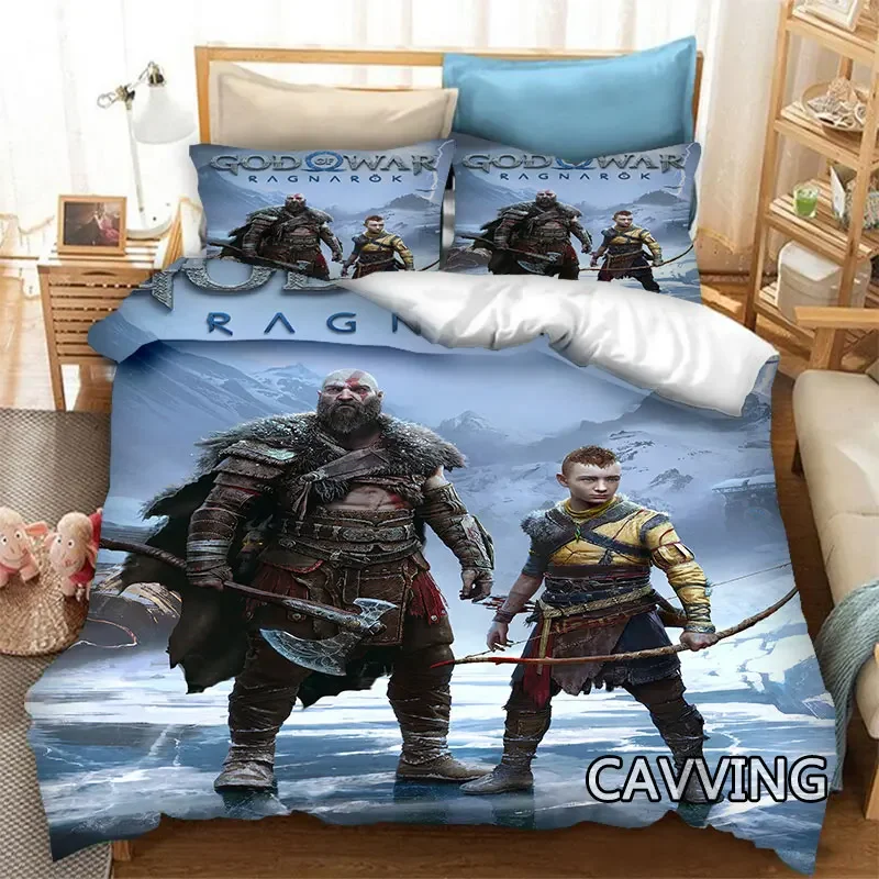 GOD OF WAR 3D Printed Bedding Set Duvet Covers & Pillow Cases Comforter Quilt Cover (US/EU/AU Sizes) Home Textile   H01