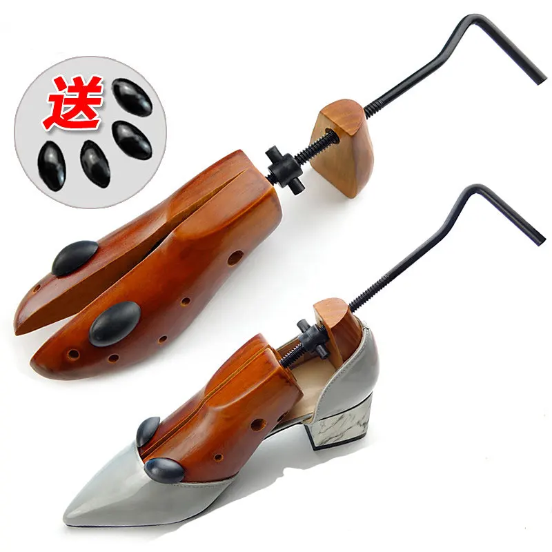 FamtiYaa 1Pcs Shoe Stretcher Scarpiera Shoe Tree Man Adjustable Wooden Women Flats Pumps Stretching Shaper Footwear Lasts