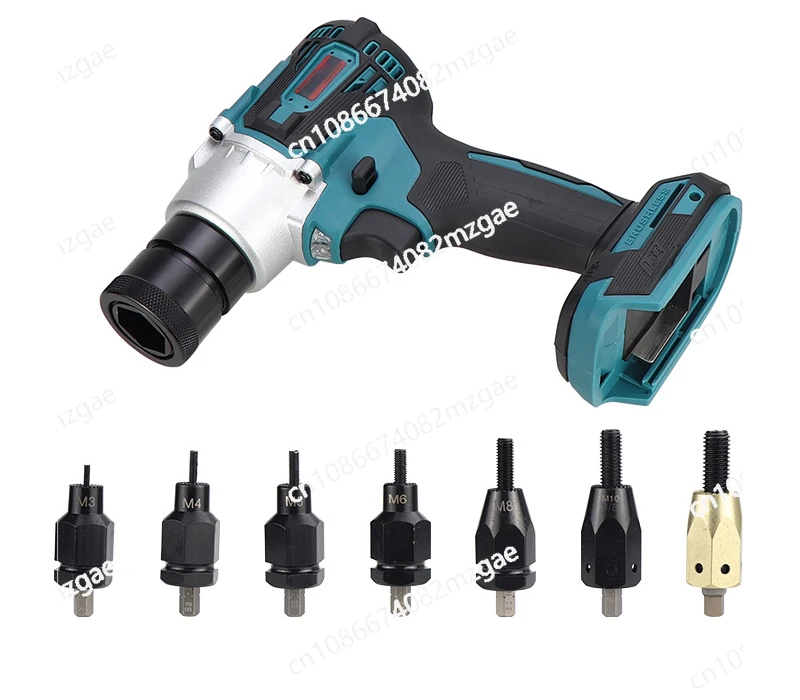 Electric Cap Removal Gun Brushless Charging Gate Gun Automatic Riveting Nut Tool M3M4M5M6M8M10