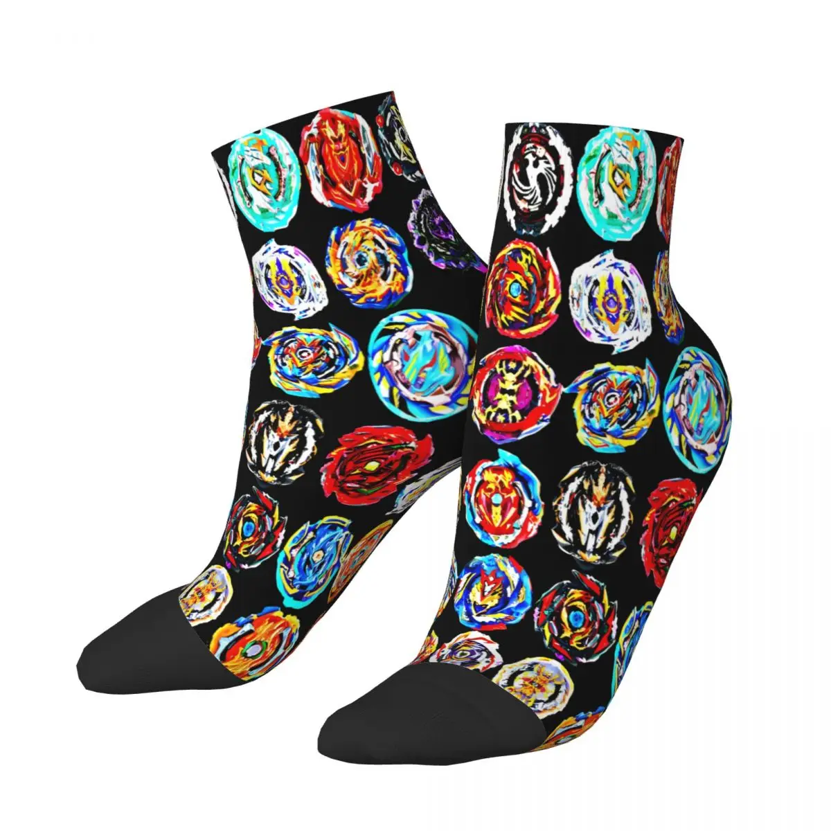 Beyblade Burst Japanese Ankle Socks Male Mens Women Spring Stockings Polyester