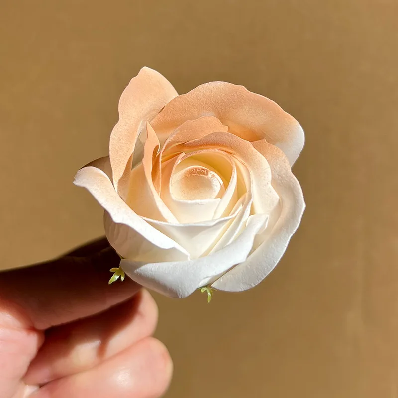 50pcs Diameter 4.5cm Cheap Soap Rose Head beauty Wedding Valentine\'s Day Gift Wedding Bouquet Home Decoration Hand Flower Art