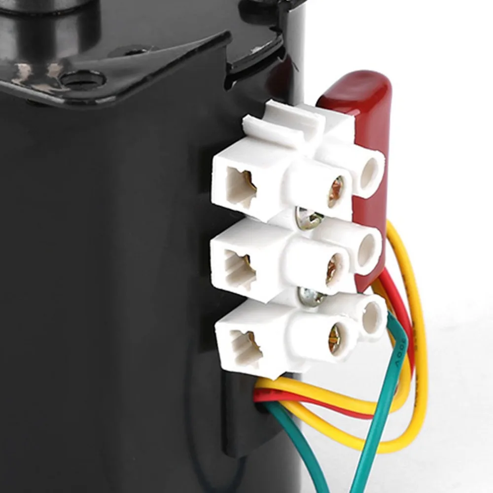 AC220V Synchronous Gear Motor 2.5 r/min 28W Permanent Magnet Motor CW/CCW Rotation Permanent Magnet Gear Motor CW/CCW