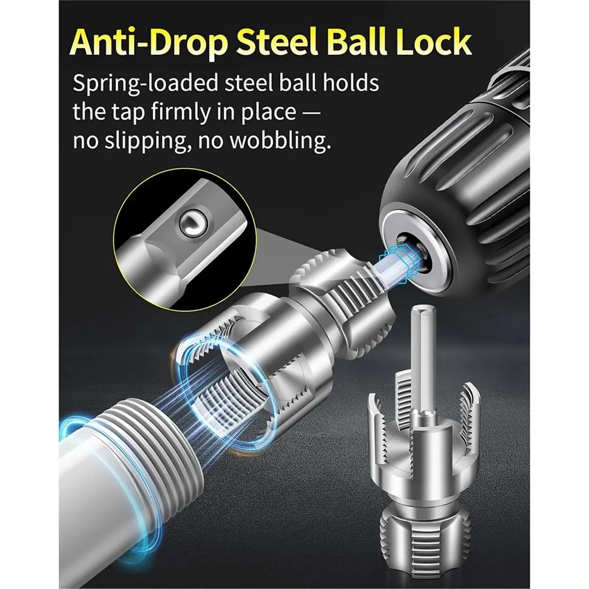 HITL Internal & External Pipe Threading Tool Set 1/2