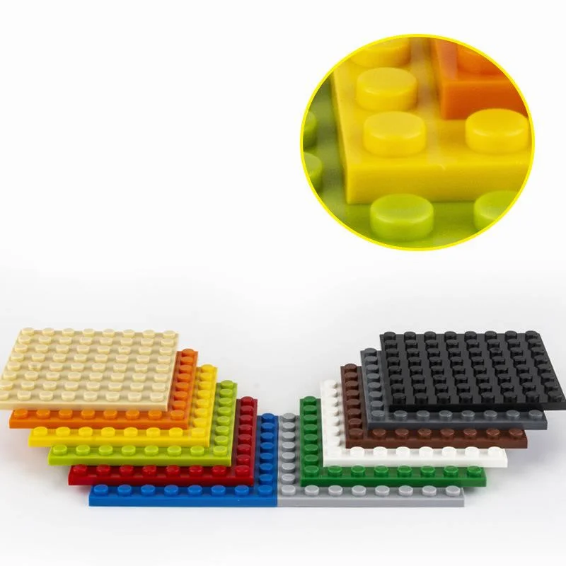 10PCS Bulk Small Particle 41539 8x8 Floor Plate MOC Building Block Accessories Building Block Castle Toys