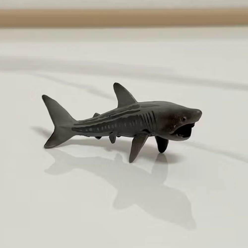 Toymany 시뮬레이션 Basking Shark 해양 동물 모델 장난감 미니 피규어 인형 액션 인형 장난감 어린이 선물 케이크 장식