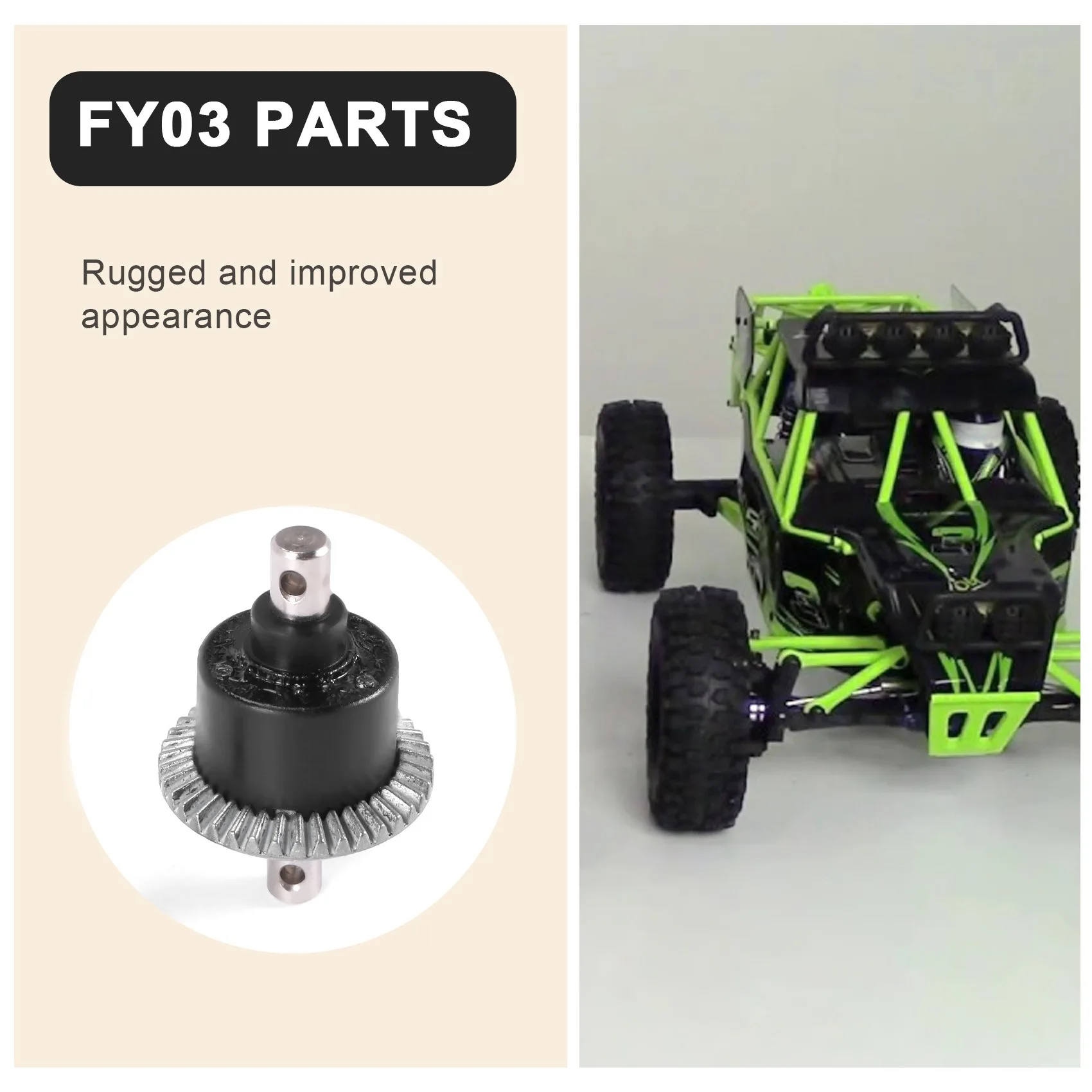 Differential Assembly Accessories FYQCS01 for Feiyue FY01 FY02 FY03 1/12 RC Car Spare Upgrade Parts