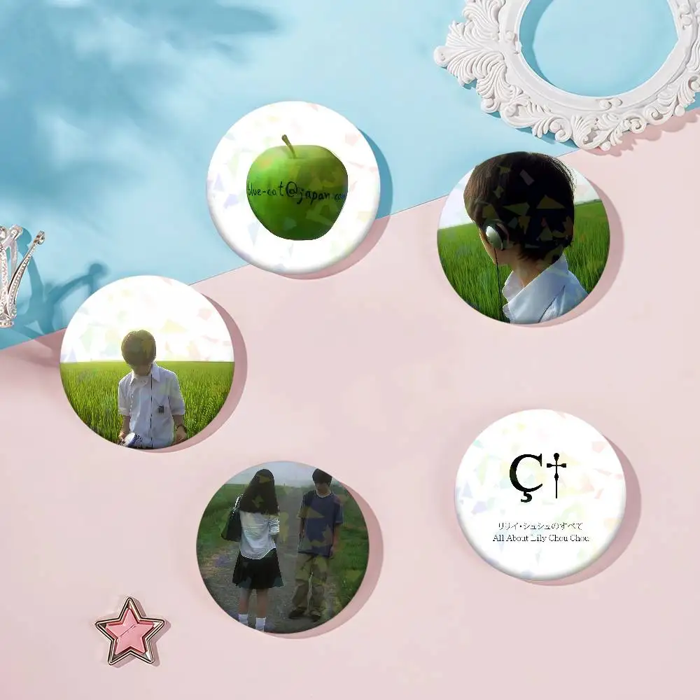 Film „All About Lily C-chou-Chou“ Emaille-Anstecknadel, Cartoon-Brosche, Reversnadel, Taschenaccessoires, Geschenke