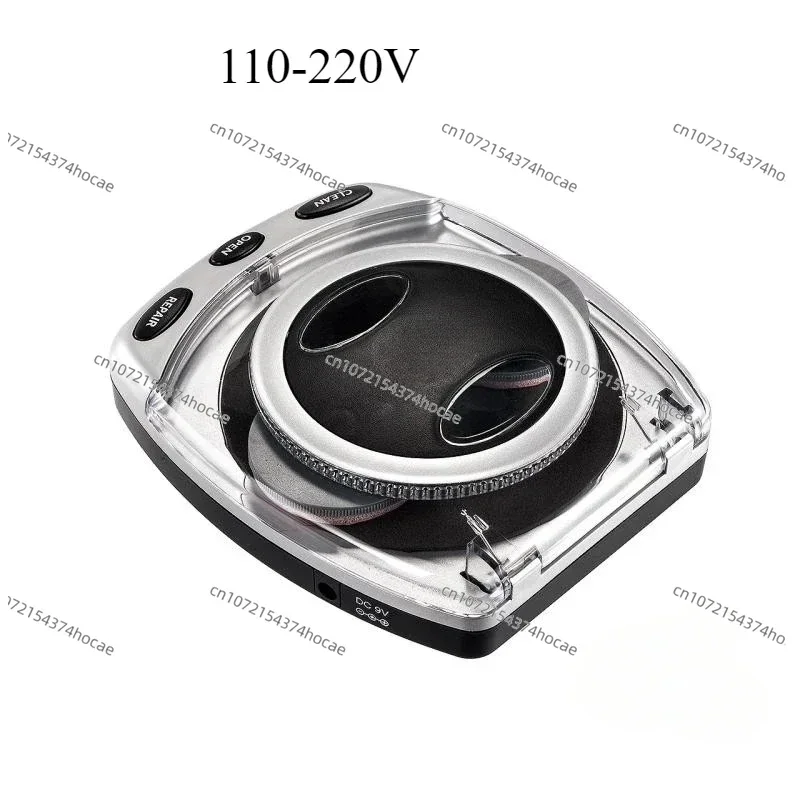 

CD/DVD disc cleaning machine, electric automatic scar repair device, disc repair Recovery Set Cleaning Fluid Paste Tool Cleaner
