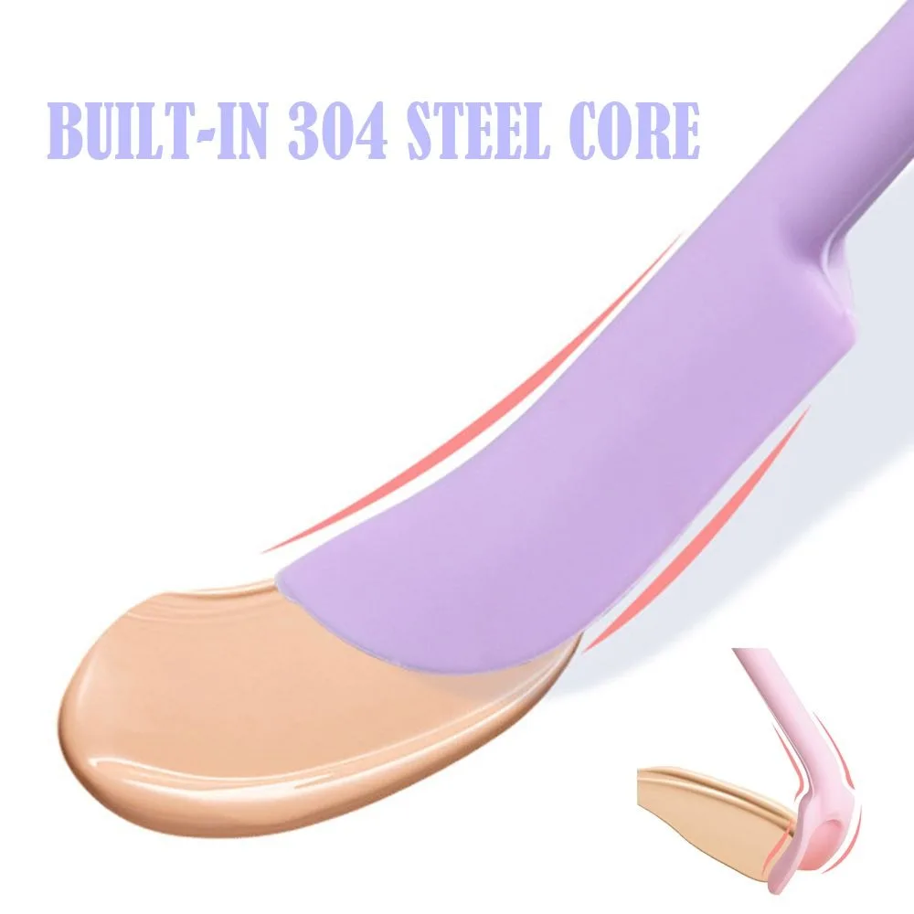 Last Drop Scoop Cosmetic Beauty Tools Kitchen Accessories Silicone Spatula Cosmetics Spoon Makeup Brushes Deep Bottle Scraper