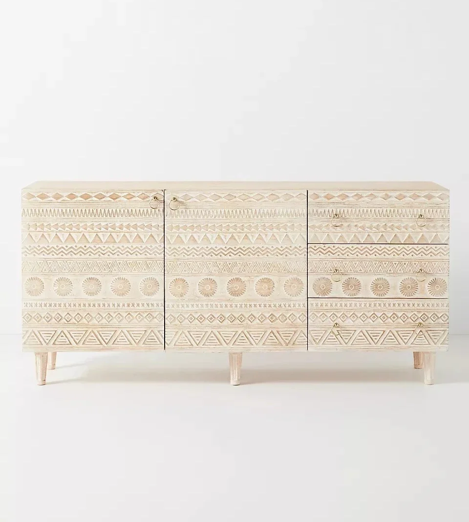 

ls 42Thai solid wood dining side cabinet hand-carved guest restaurant wine cabinet entrance entrance B & B exit