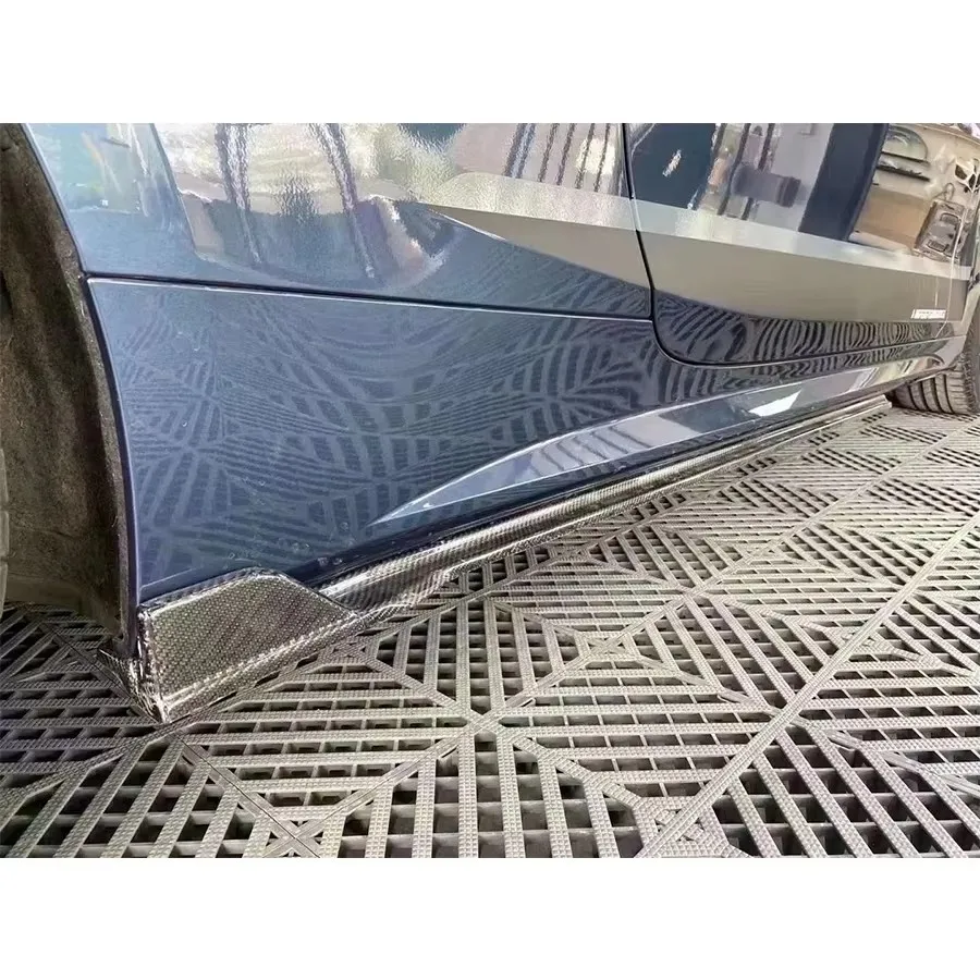 

For BMW 4 series G22 G23 G26 Carbon Fiber Side Skirt Splitters Cupwings Winglets Canards Apron Side Skirts Upgrade body kit
