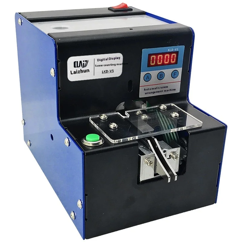 Electric Power Automatic Screw Counting Machine Set Screw Arrangement And Discharge Counter