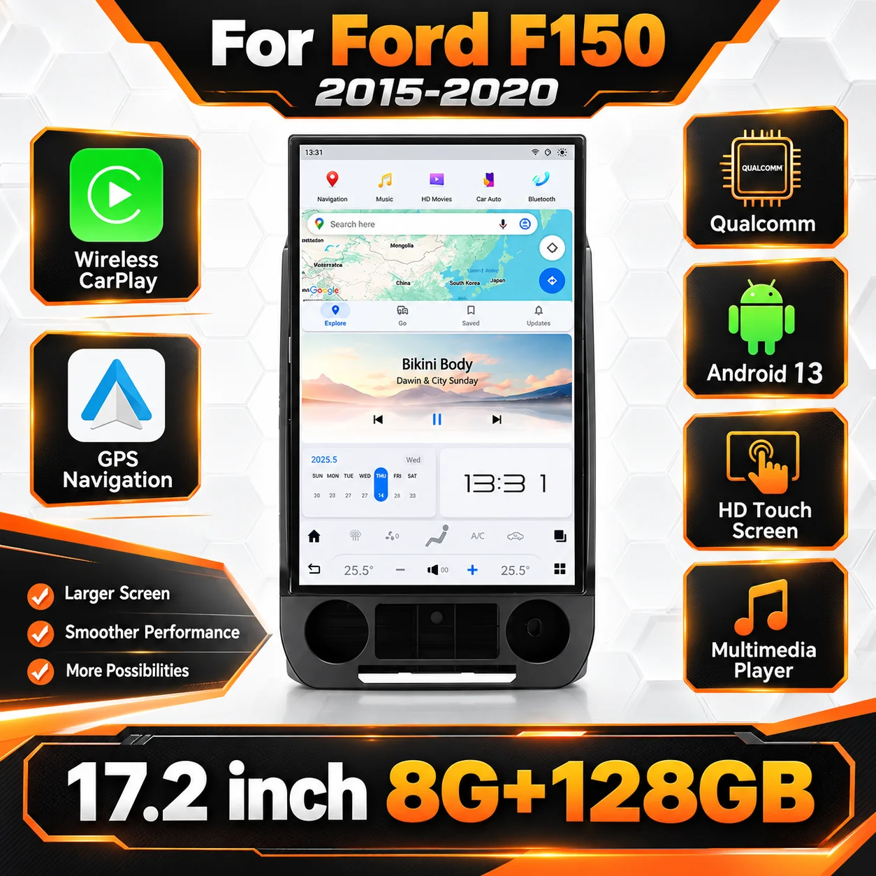 Lizpofly for Ford F150 2015-2020 17.2