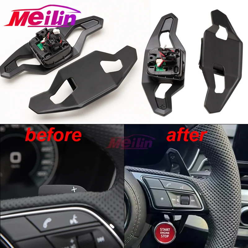 

Подходит для Audi A3 A4 B9 RS3 RS4 RS5. Весла переключения из железного металла Lamborghini имеет прозрачную и хитную ощупь.