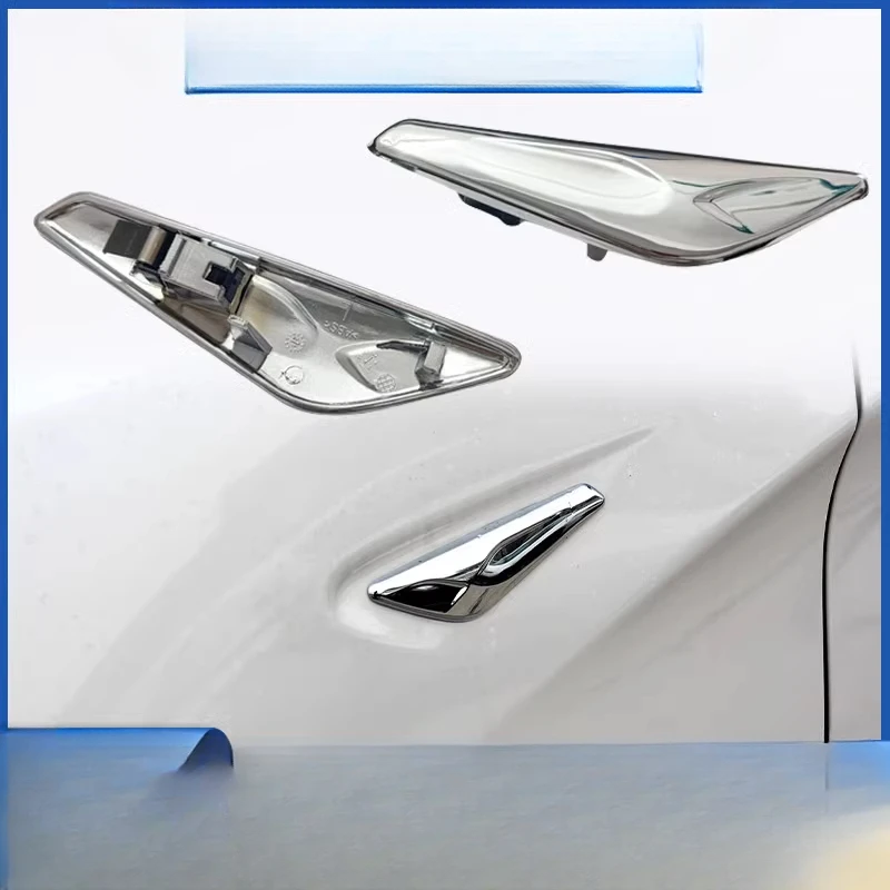 

1pcs For BMW 11-18 X3 X4 F25 F26 Front Fender Wing Trim Electroplated Decorative Strip Side Markers