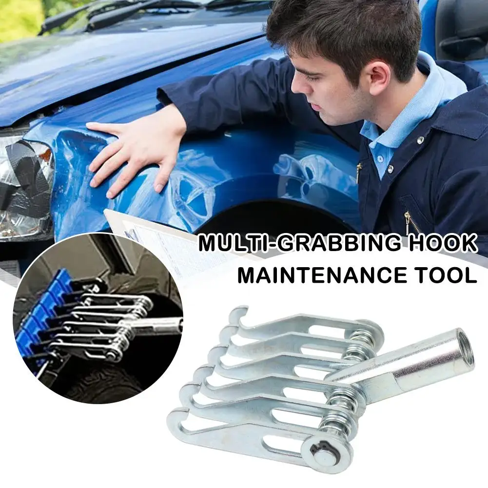 Auto Car Body 6 Finger Dent Repair Puller Claw Hook Slide Hammer Tool Spot Welding Car Sheet Metal Repair Body Dent Tool 16mm