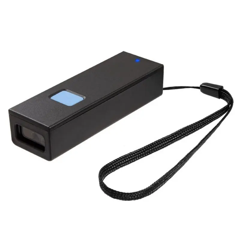 A23F-1D 2D Wireless Bluetooth Barcode Scanner Mini Pocket Bar Reader Portable BT Reader QR Code PDF417 Scanner For PC Phone