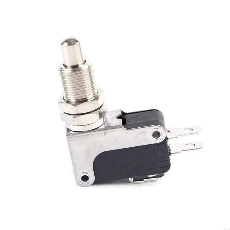 M6CB Practical V-16-1CQ Small Switches Pushbutton Switches Metal Texture for Office Equipment Home Appliances and Projects
