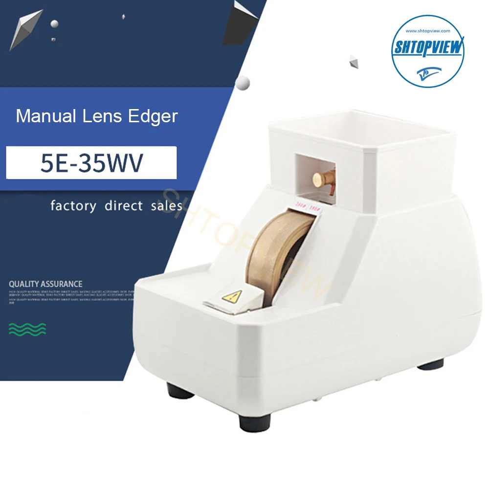 K SHTOPVIEW  Optical Hand Lens Edger Machine for Glasses Shops LY-5E-35W