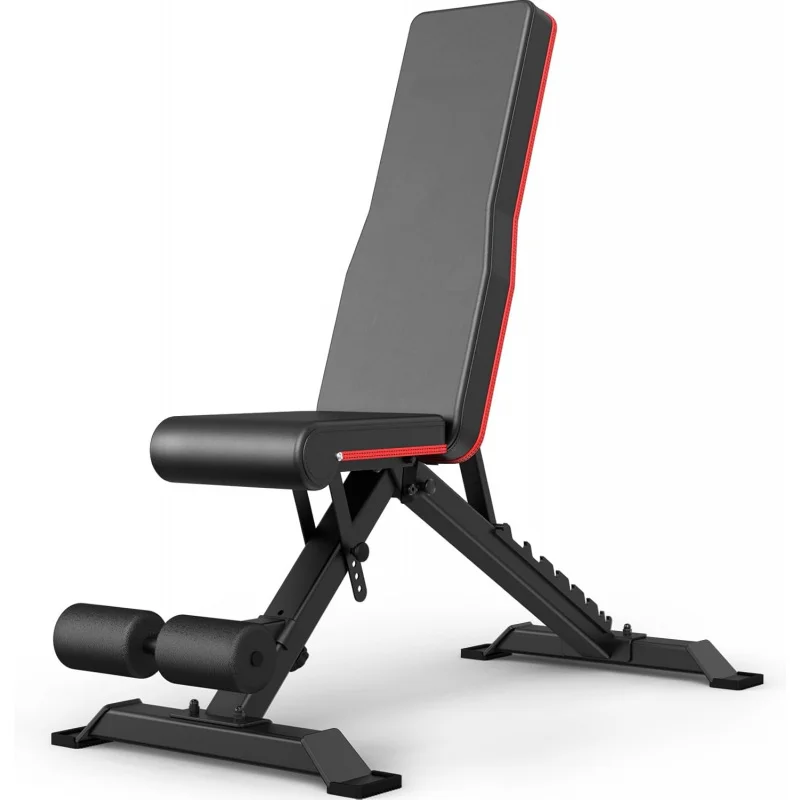 

Adjustable Weight Bench Press - 700lbs / 318kg Load Foldable Workout Bench, Full Body Strength Training Benches for Home Gym