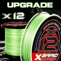 Línea trenzada ULTRA PE X12 Upgrade VIKINGAR multicolor japonesa