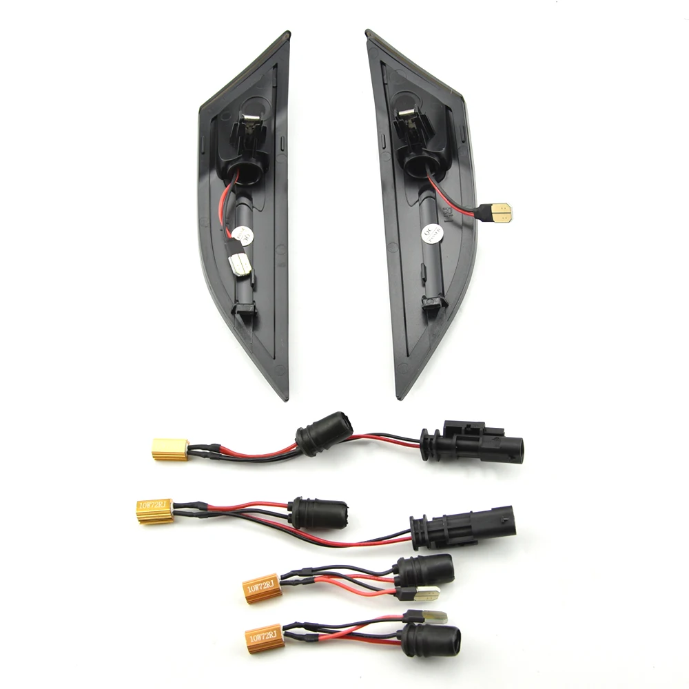 High quality 2Pcs LED Side Marker Turn Signal Light Dynamic For Porsche 911 Carrera S 991 GT3/GT3 RS/R 991 4S/4 GTS 991