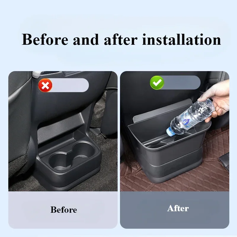 For Toyota Sienna Granvia Car Trash Can Modified Trash Bag Dumpster Supplies Car Decoration Interior Accessories Modifications