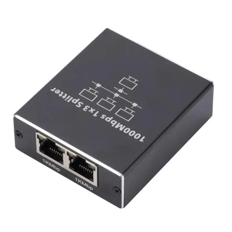 652F 1 to 2 3 4 Gigabit Networking Interfaces Splitter 1000Mbps for Enhanceds Entertainment