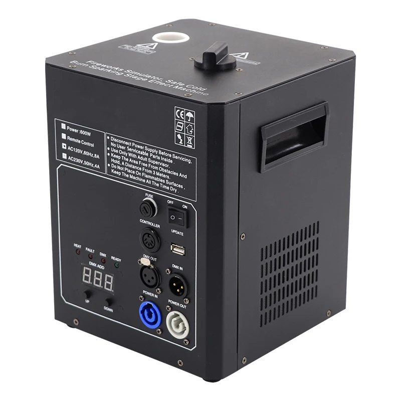 

Party wedding dj disco fireworks cold 600w electronic spark machine