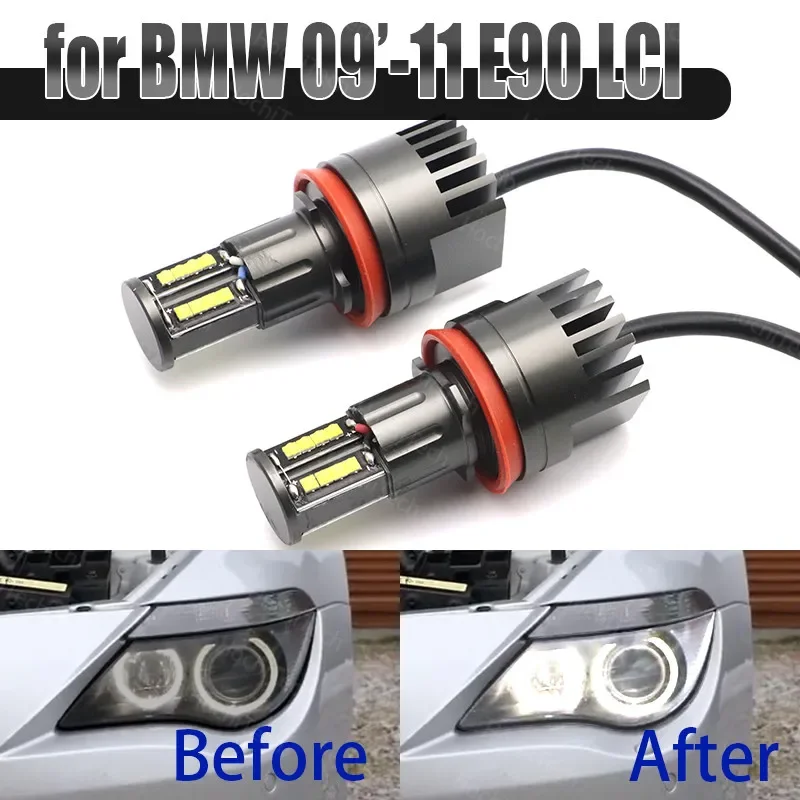 

160W Bright White Color LED Angel Eye Light H8 No Error for BMW 2009-2011 3 Series E90 Sedan (LCI)