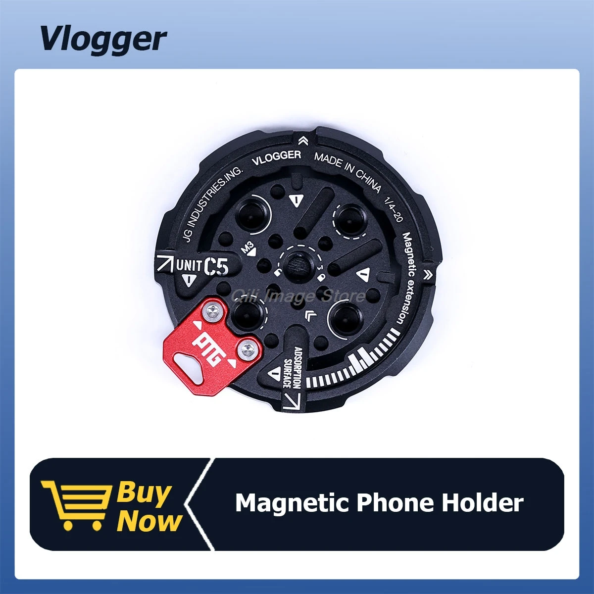 Магнитный держатель для телефона vlogc5, базовая пластина с винтовым отверстием 1/4 для штатива Magic Arm Magsafe, адаптер держателя телефона